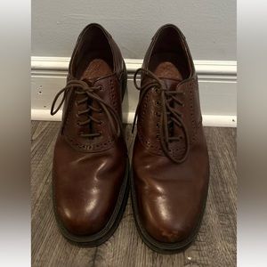 Johnston And Murphy Brown Oxford Dress Shoes Size 11M 20-1258